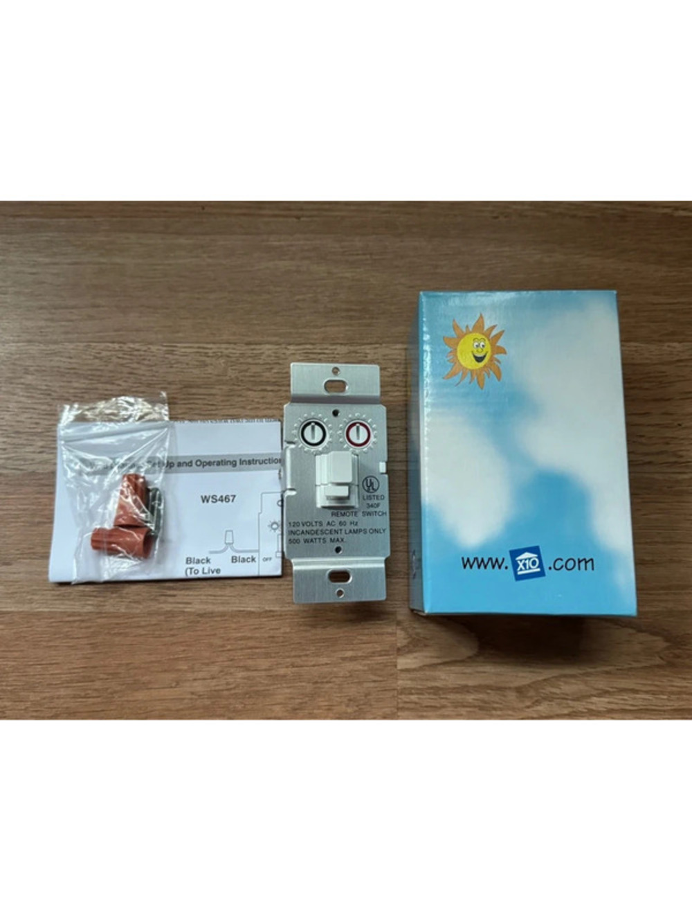 X10 Dimmer Wall Switch (WS467)